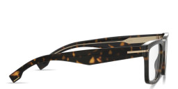 Hugo Boss Rectangle Eyeglasses in Havana – Product Photo 3