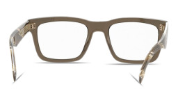 Hugo Boss Rectangle Eyeglasses in Brown – Product Photo 4