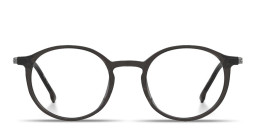 Hugo Boss Logo-Engraved Round Eyeglasses in Transparent Grey – Product Photo 1