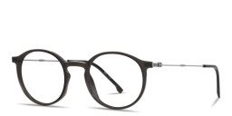 Hugo Boss Logo-Engraved Round Eyeglasses in Transparent Grey – Product Photo 2