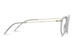 Hugo Boss Logo-Engraved Round Eyeglasses in Grey – Product Photo 3