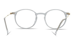 Hugo Boss Logo-Engraved Round Eyeglasses in Grey – Product Photo 4