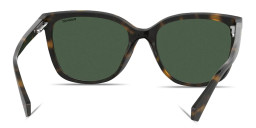 Polaroid Clip-On Wide Square Eyeglasses in Havana – Product Photo 4