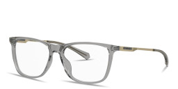 Polaroid Logo-Embossed Wide Rectangle Eyeglasses in Grey – Product Photo 2