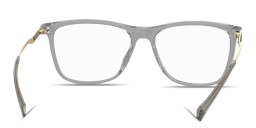 Polaroid Logo-Embossed Wide Rectangle Eyeglasses in Grey – Product Photo 4