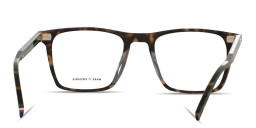 Tommy Hilfiger Flag Logo Square Eyeglasses in Havana – Product Photo 4
