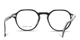 Tommy Hilfiger Flag Logo Panthos Eyeglasses in Black – Product Photo 4