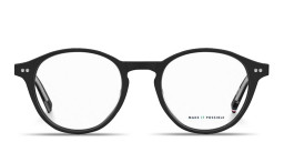 Tommy Hilfiger Flag Logo Panthos Eyeglasses in Black – Product Photo 1