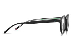 Tommy Hilfiger Flag Logo Panthos Eyeglasses in Black – Product Photo 3