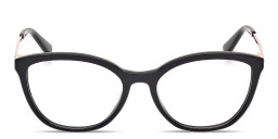 Guess Logo Lettering Cat-Eye Eyeglasses in Black – Product Photo 1