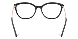 Guess Logo Lettering Cat-Eye Eyeglasses in Black – Product Photo 4