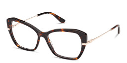 Shop Guess G Motif Cat-Eye Eyeglasses in Havana online.
