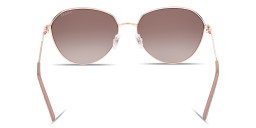 Shop Guess Logo Lettering Round Sunglasses in Beige online.
