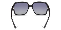 Guess Embossed Logo Oversized Square Sunglasses in Black – Product Photo 4
