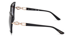 Guess Oversized Cat-Eye Sunglasses in Black – Product Photo 3