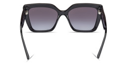 Shop Guess Rhinestone-Embellished Cat-Eye Sunglasses in Black online.