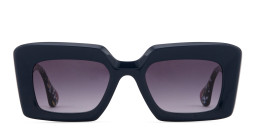 Shop Woodys Stella Square Sunglasses in Blue online.