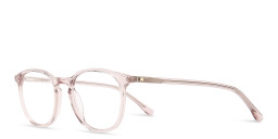Shop TRICE Unisex Round Eyeglasses with Blue Light Filter in Nude online.
