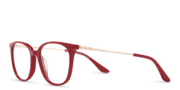 Shop TRICE Square Eyeglasses with Blue Light Filter in Burgundy online.