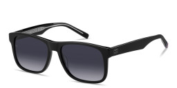 Tommy Hilfiger Logo Rectangle Sunglasses in Black – Product Photo 2