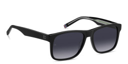 Tommy Hilfiger Logo Rectangle Sunglasses in Black – Product Photo 3
