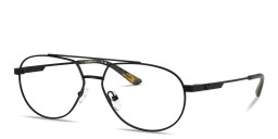 Emporio Armani Modern Wide Pilot Eyeglasses in Matte Black – Product Photo 2