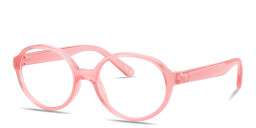 Ray-Ban Junior Optics Kids Bio-Based Panthos Eyeglasses in Transparent Light Pink – Product Photo 2