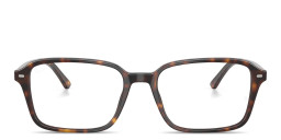 Shop Ray-Ban Raimond Optics Unisex Square Eyeglasses in Havana online.