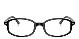 Ray-Ban Sam Optics Unisex Irregular Eyeglasses in Black – Product Photo 1
