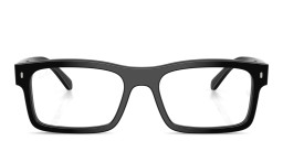 Ray-Ban Optics Unisex Rectangle Eyeglasses in Black – Product Photo 1