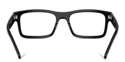Ray-Ban Optics Unisex Rectangle Eyeglasses in Black – Product Photo 4