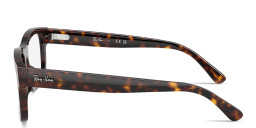 Ray-Ban Optics Unisex Rectangle Eyeglasses in Havana – Product Photo 3