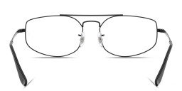 Ray-Ban Explorer 5 Optics Unisex Wide Irregular Eyeglasses in Black – Product Photo 4