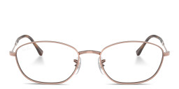 Shop Ray-Ban Optics Irregular Eyeglasses in Copper online.