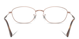 Shop Ray-Ban Optics Irregular Eyeglasses in Copper online.
