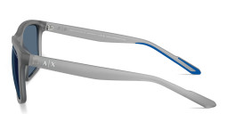 تسوق نظارات شمسية مربّعة بشعار A|X أرماني إكستشينج بلون رمادي أونلاين.