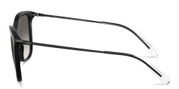 Shop Armani Exchange A|X Logo Butterfly Sunglasses in Black online.