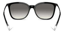 Shop Armani Exchange A|X Logo Butterfly Sunglasses in Black online.