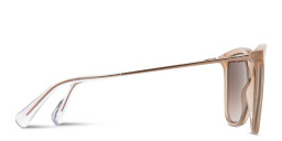 Shop Armani Exchange A|X Logo Butterfly Sunglasses in Beige online.