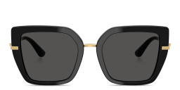 Dolce & Gabbana DG Motif Butterfly Sunglasses in Black – Product Photo 1