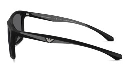 Emporio Armani Eagle Logo Square Sunglasses in Black – Product Photo 3