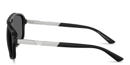 Emporio Armani Modern Pilot Sunglasses in Matte Black – Product Photo 3