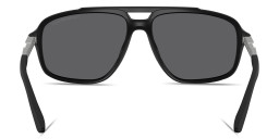Emporio Armani Modern Pilot Sunglasses in Matte Black – Product Photo 4