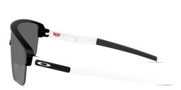 Shop Oakley Corridor SQ Half-Rim Rectangle Sunglasses in Black online.