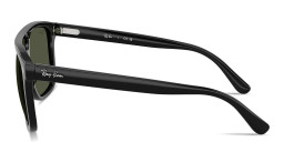 نظارات شمسية مربّعة للجنسين بالشعار النافر من راي بان بلون أسود - صورة المنتج 3