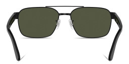 Shop Ray-Ban Embossed Logo Unisex Square Sunglasses in Black online.