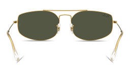 Shop Ray-Ban Explorer 5 Unisex Irregular Sunglasses in Legend Gold online.