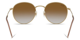 Ray-Ban Round Reverse Unisex Panthos Sunglasses in Gold – Product Photo 4