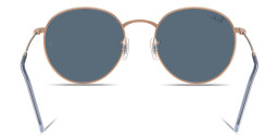 Shop Ray-Ban Round Reverse Unisex Panthos Sunglasses in Rose Gold online.