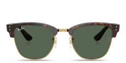Ray-Ban Clubmaster Reverse Unisex Square Sunglasses in Havana – Product Photo 1